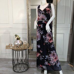 SLNY Dresses - Floral Pink Purple Formal Evening Dress Gown SLNY Dresses - Floral Pink Purple Formal Evening Dress Gown